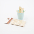 Food Grade Biodegradable drink bamboo /wood Coffee Stirrer Stick Flat end